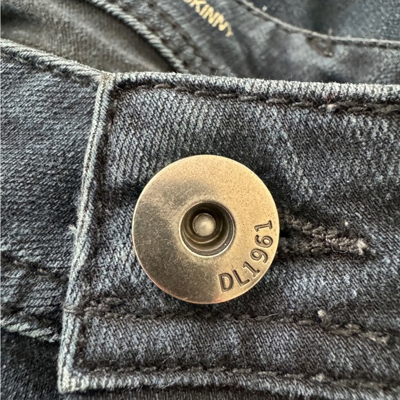 DL1961 Amanda 4 Way Stretch Skinny Jeans Dark Blue 26 - Picture 2 of 8